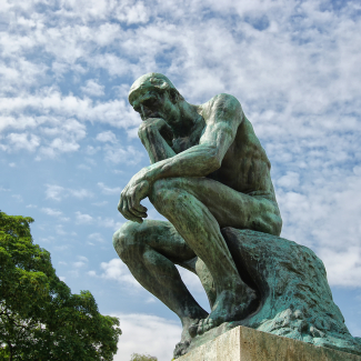 penseur de Rodin - crédits Robert - adobe-stock.com